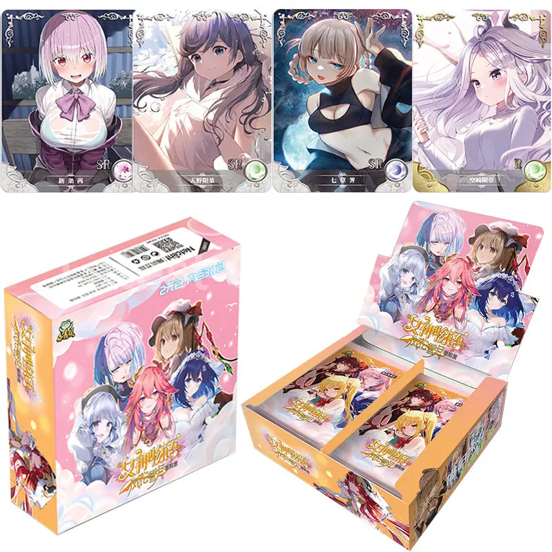 

New Goddess Story Card Booster Box Anime Girl Party Swimsuit SCR SR CR Cards Collection TCG Table Game Children Hobby Toy Gift