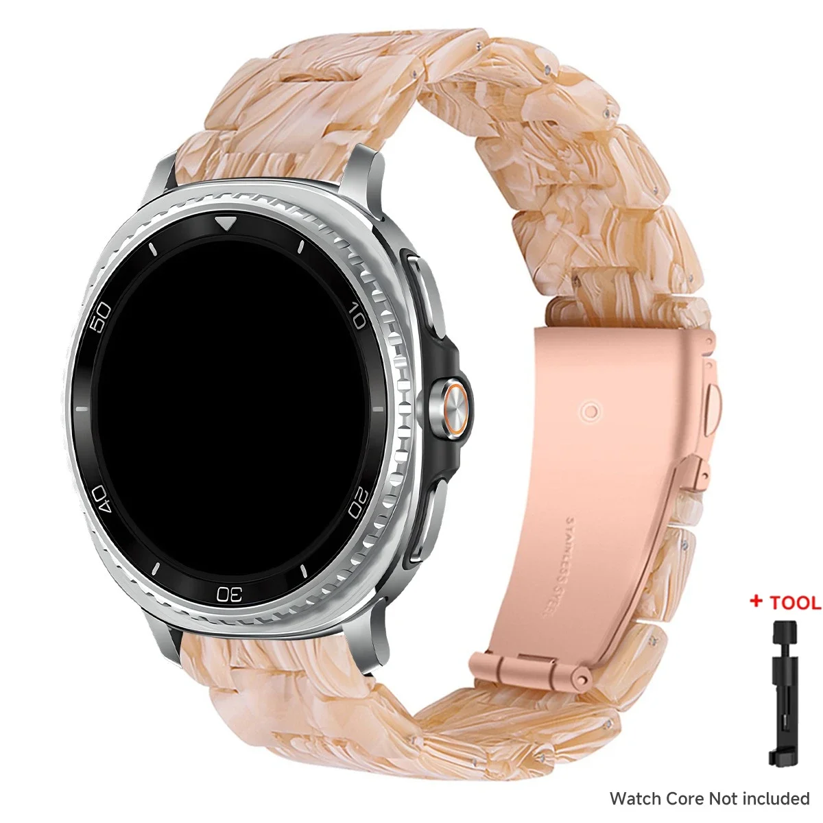 Transparent Resin Band Women's Bracelet Strap