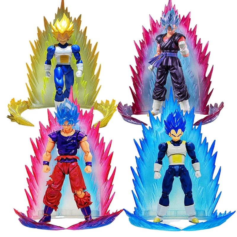 

Dragon Ball Z Son Goku Vegetto Vegeta Action Figure Toys Anime Demoniacal Fit Sh Figuarts DBZ SSJ Shfiguarts Model Gift for Kids