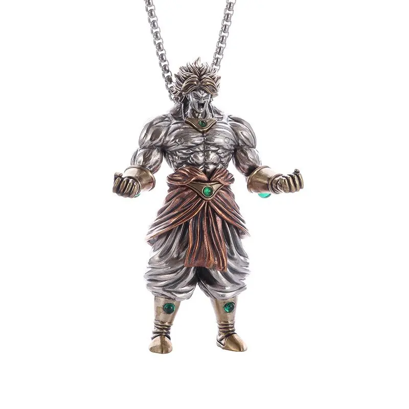ドラゴンボール Z 超サイヤ人孫悟空合金電気メッキネックレス