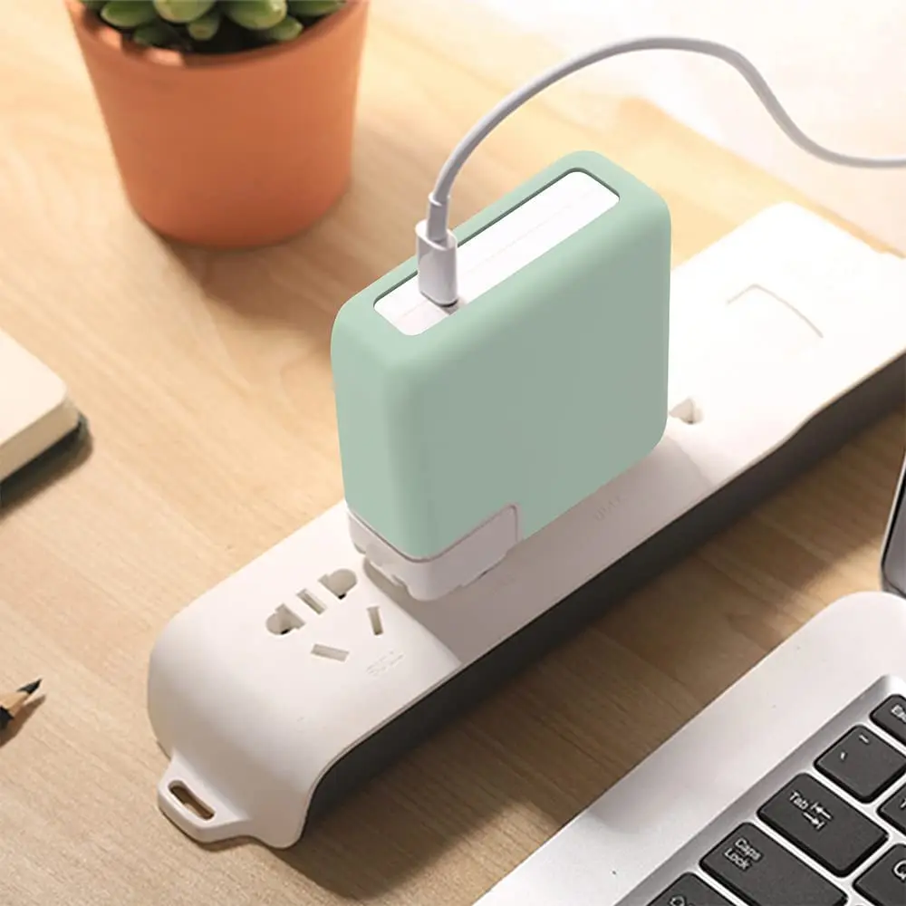 para Macbook Pro 16 Polegada A2485 2023 140w Carregador de Silicone Macio Adaptador de Energia Case para Macbook 96 87 85 67 61 60 45 35 30 29w Case - Imagem 6