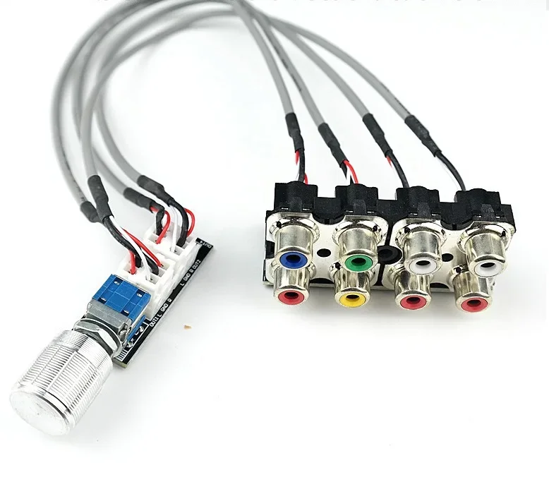 Preamplifier 3-Way Stereo Audio Source Switching Board Audio Signal Switcher 8-Hole Lotus Socket NEW audio switching module