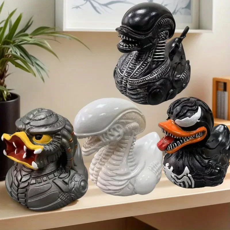 Special-Shaped Duck Ornament Alien Duck Statue Wicked Funny Resin Home Decoration Ornament Car ornament crafts miniature figurines resin ornaments miniature ornament resin crafts miniature duck figurines