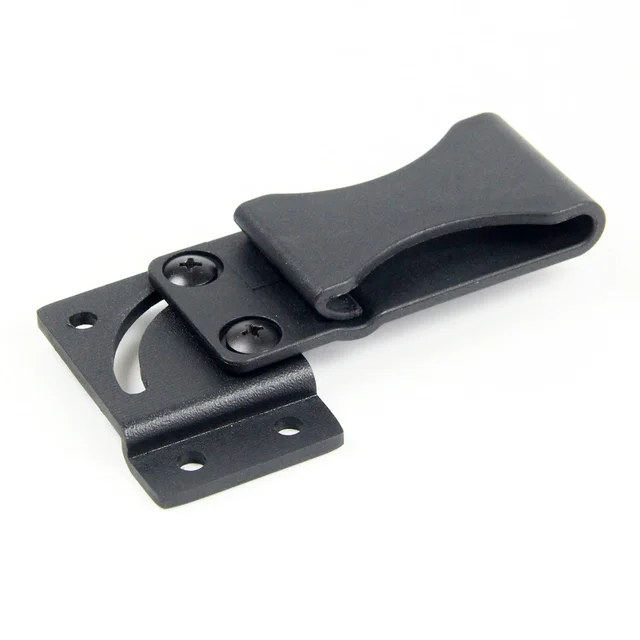 2PCS Belt Loops Clip For DIY Knife Kydex Sheath Holster with Screws Spare  Parts 360 Degree Rotation Swivel