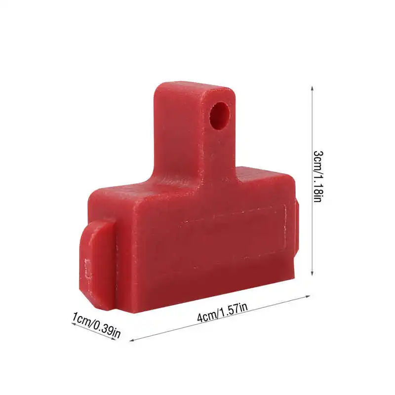 Strumento Di Spurgo Per Freno A Disco SRAM – Blocco Per Pistoni E Misuratore Usura Rotore, In Plastica, Rosso