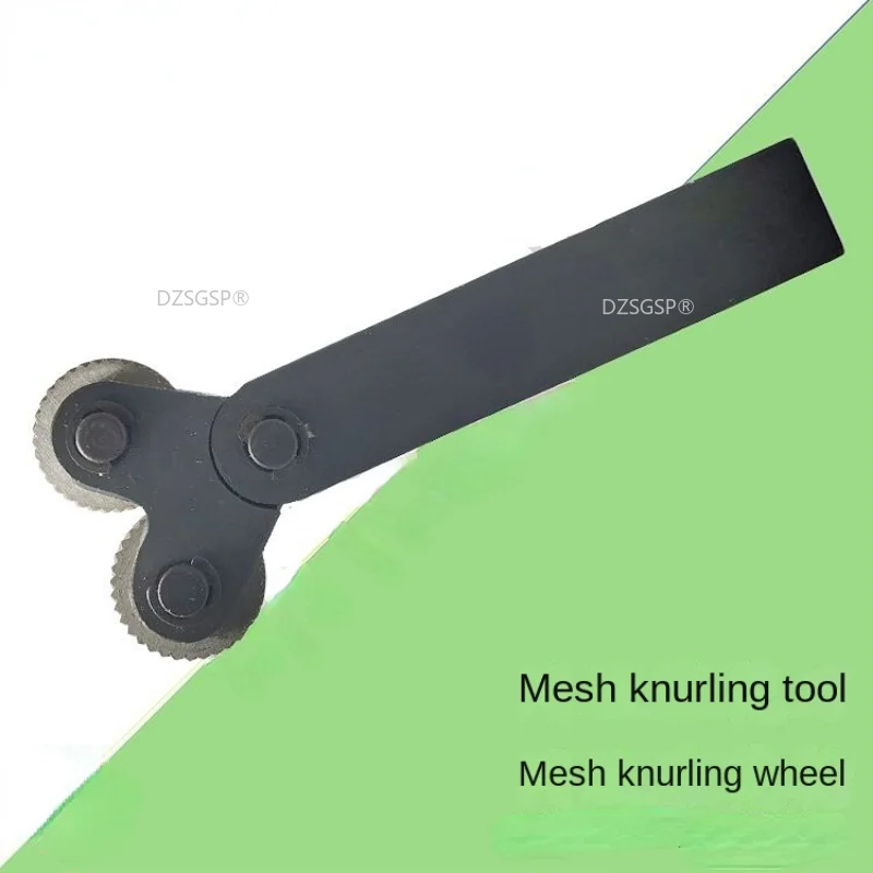 

7PCS Knurling Tool 0.5/1/2mm Steel Lathe Cutter Wheel Knurling Tool Holder Hob Set Diagonal Dual Wheel Linear Knurl Set