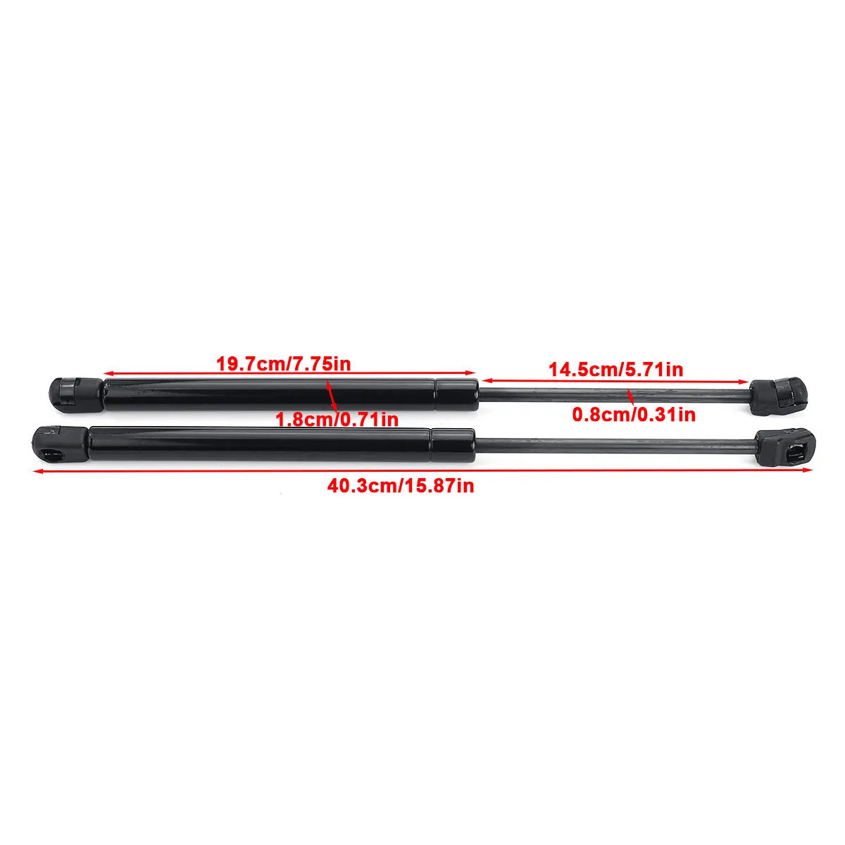 Gas Spring Gas Strut Fitting 2pcs Car Rear Window Glass Gas Spring Shock Lift Strut Struts Support Bar Rod for Hyundai Tucson 2005-2012
