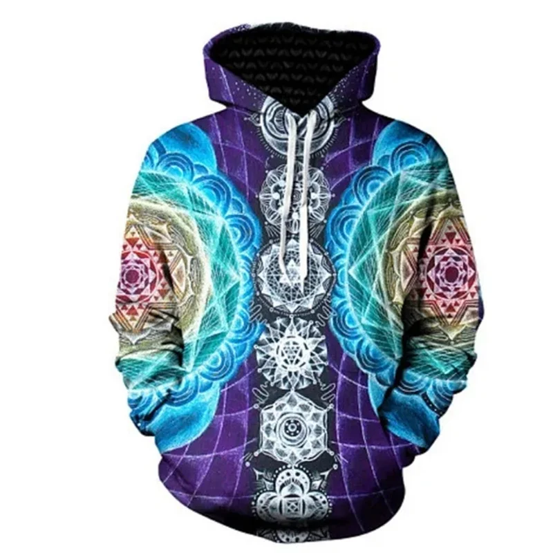 thumbnail image 1 of Sudadera con capucha hipnótica Vertigo en blanco y negro con impresión 3D para hombre, sudadera con patrón colorido, sudadera unisex divertida de manga larga, sudaderas con capucha, 1 of 4