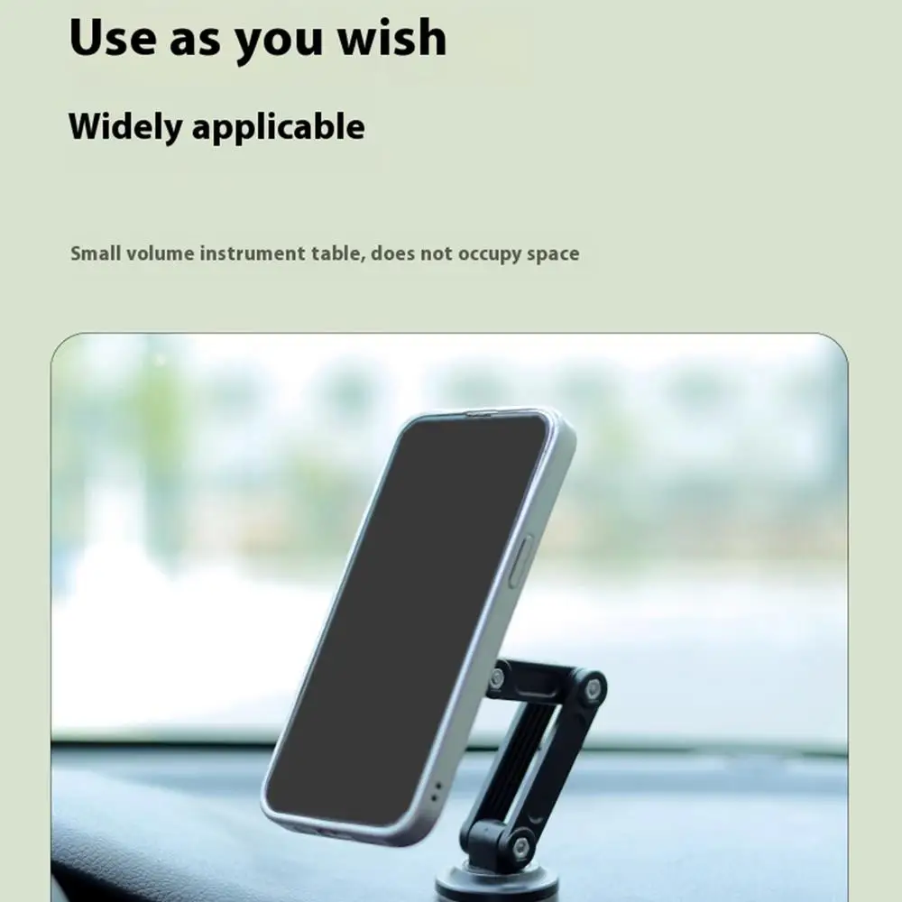 Car Phone Holder For Dashboard Foldable Cell Phone Automobile Cradles Multifunctional Phone