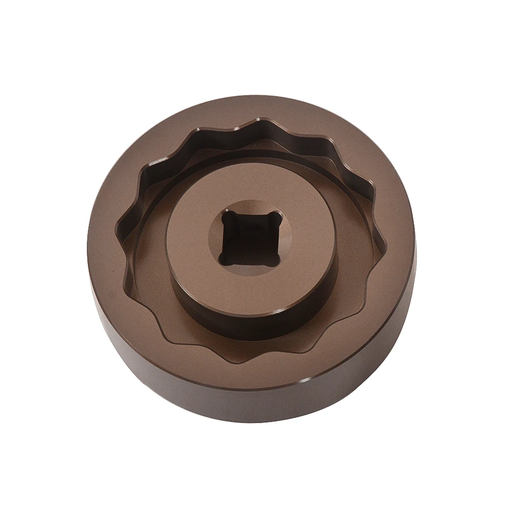 MotorcycleWheelNutSocketAxleTool55mm26mmFrontRearAluminumFor