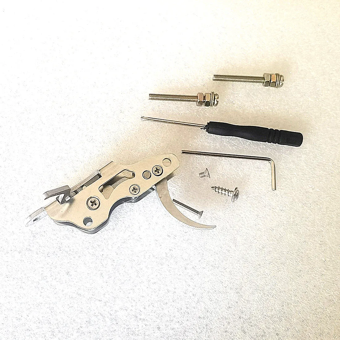 NEW 304 Stainless Steel Fishing mechanism  Submersible Amphibious DIY Full Metal Steel 65 pounds speargun trigger 3