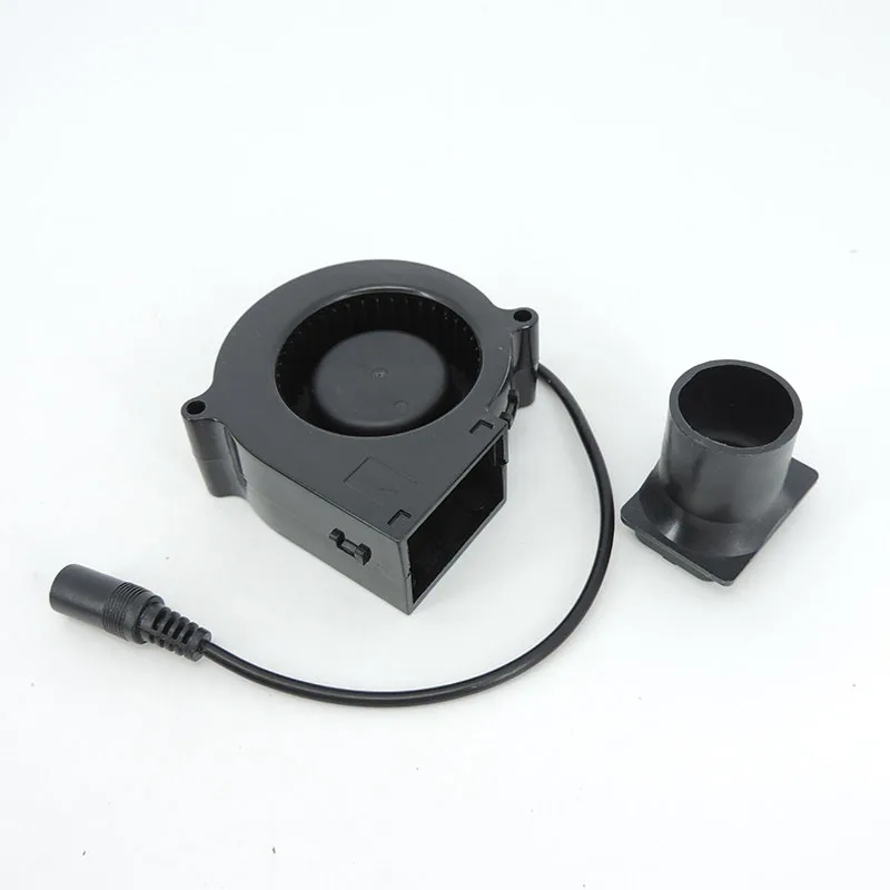 12V 7cm 7530 DC Power Variable Speed Controller Air Blower Cooler cooling Fan 75mm For Camping Cooking/Barbecue/Firewood/Waste cooling fan