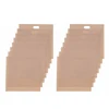 12Pcs Reusable Toaster Bag Non-Stick Bread Baking Bag Sandwich Bags Toast Microwave Heating Pastry Tools 17X19cm 1