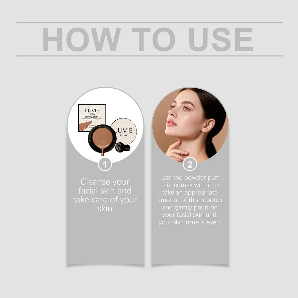 LUVIE GLOW mushroom head air cushion