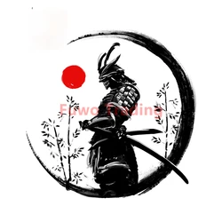 Fuwo Trading – autocollant de voiture, résistant aux rayures, autocollant de style samouraï Warrior, protection solaire en PVC, décor de camping Car, fenêtre, Graffiti étanche 