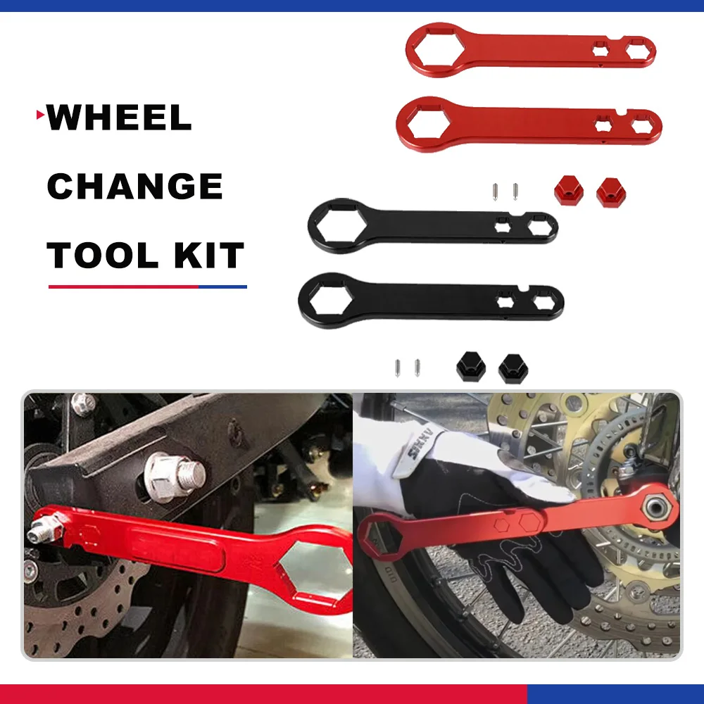 Red Billet Aluminum Wheel Change Tool Kit – For Honda Africa Twin CRF1000L (2016–2020)