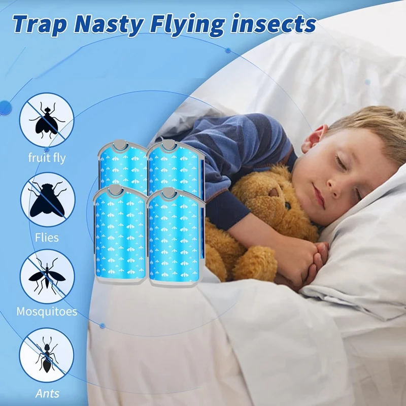 Insect Trap Refill Kit, Compatible For ZEVO M364, Attracts Traps Flying Insects Fruit Flies And Other Insects (4Pcs) 6