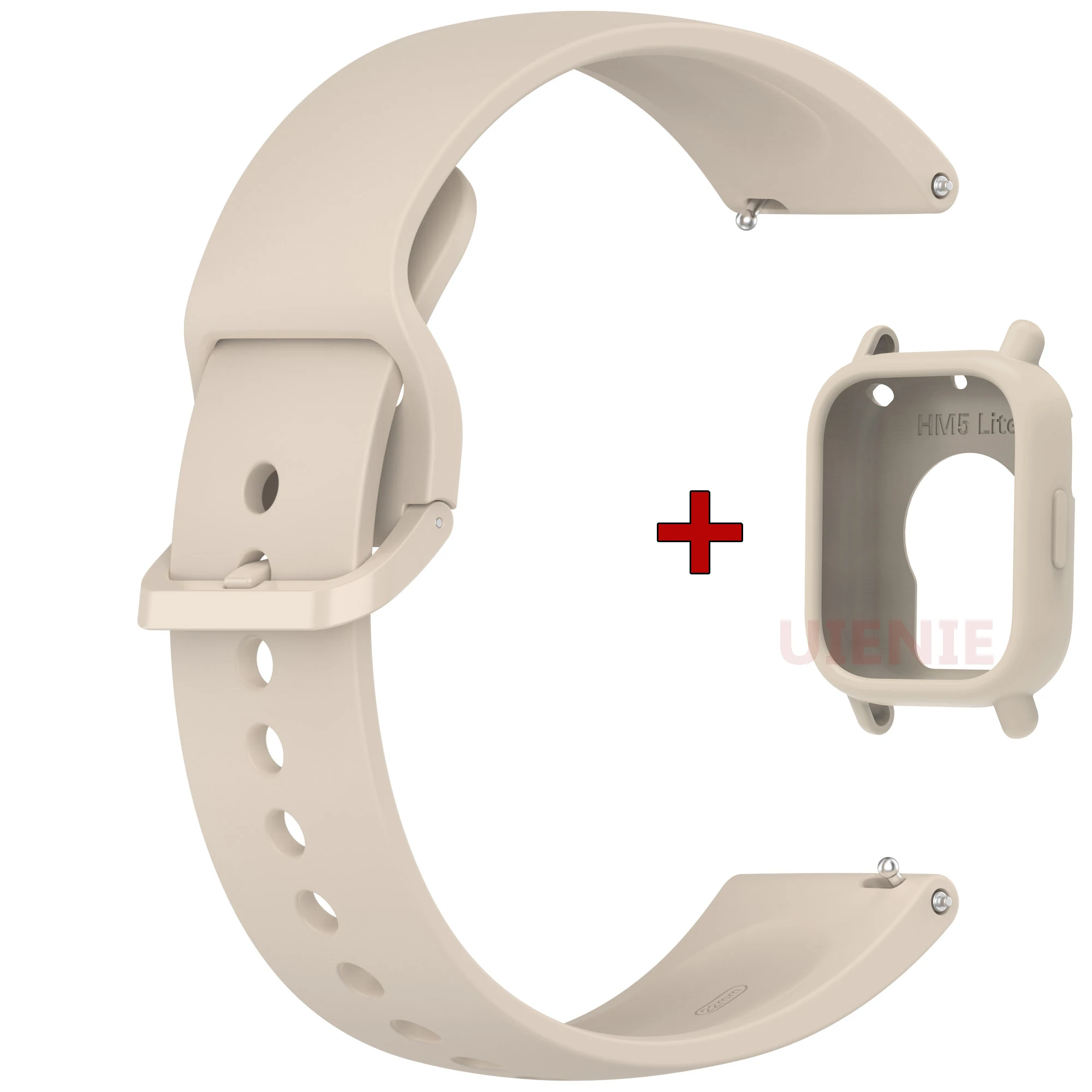 Silicone Sport Watchband with Case