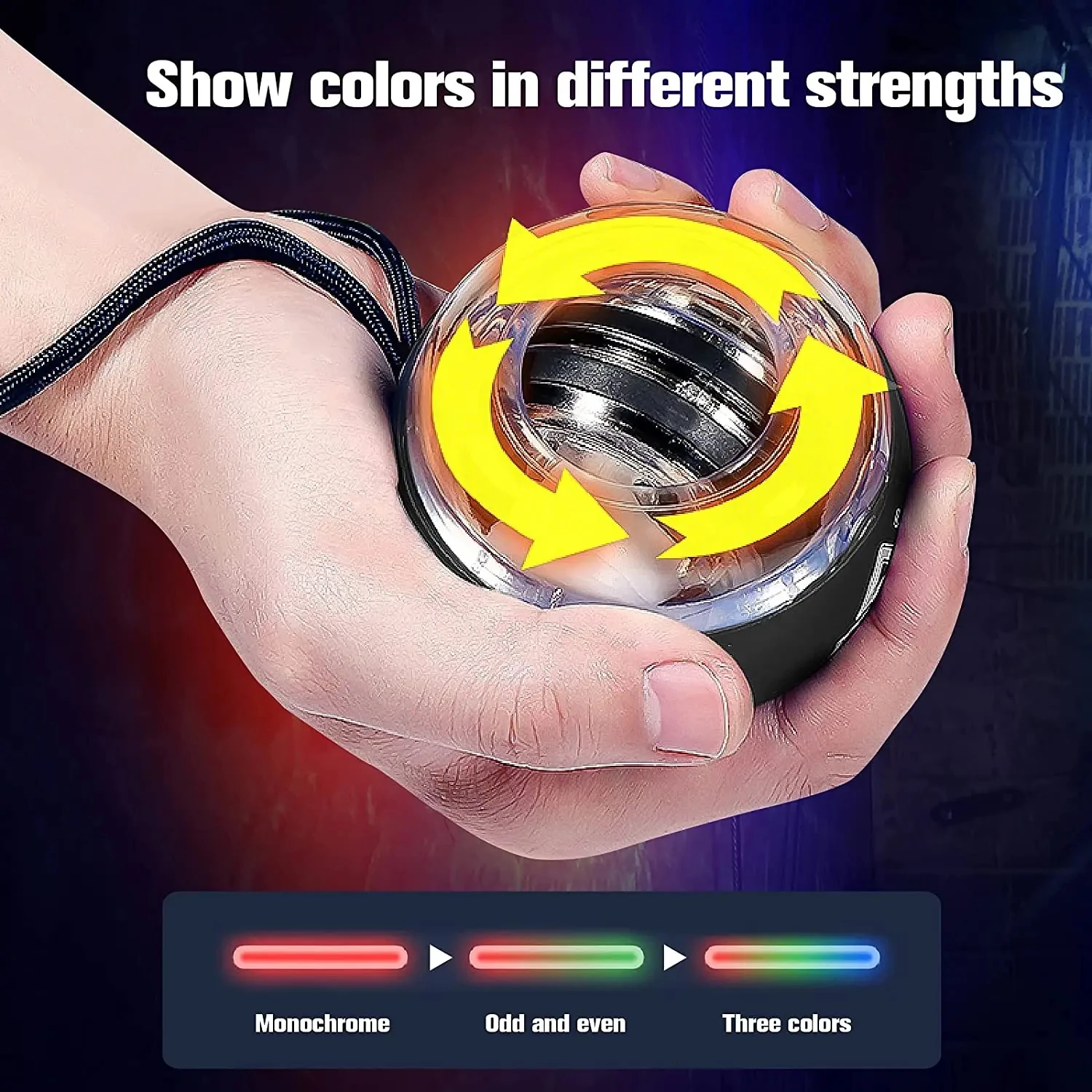 MIJIA Wrist Ball Self-starting Gyroscope Powerball Gyro Power Hand Ball Muscle Relax Arm Wrist Force Trainer Fitness Equipment gyro ball gyro wrist ball power ball