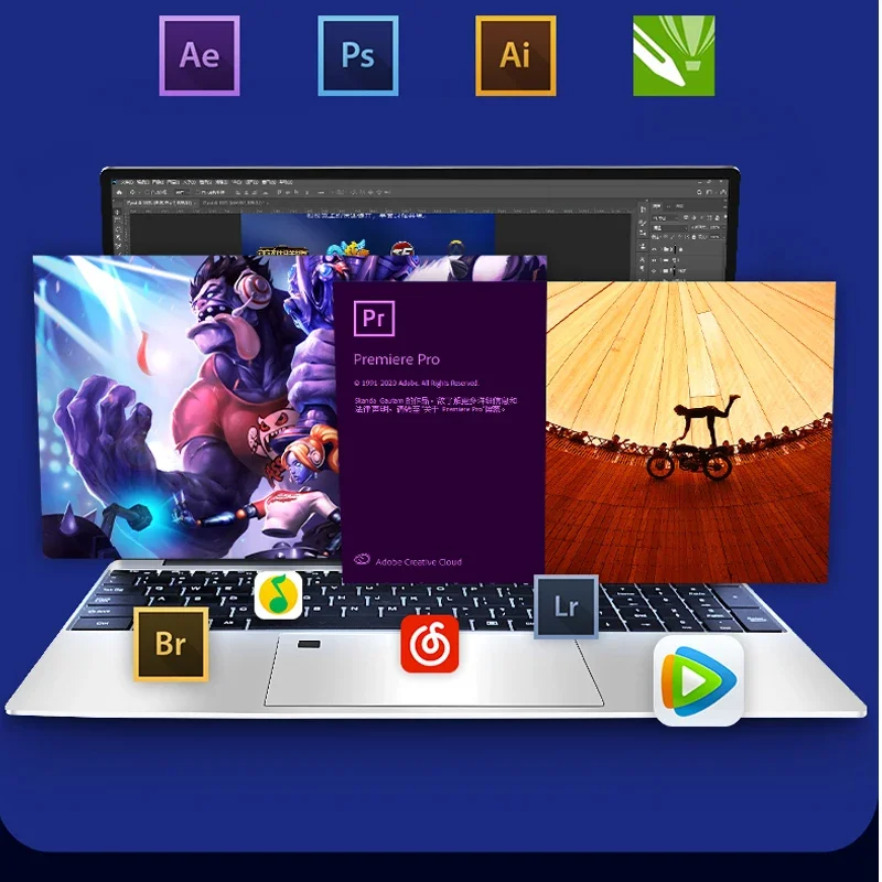 CARBAYTA Laptop Max Ram 36GB Rom 2TB SSD Metal ноутбуки Bluetooth AMD Ryzen 7 2700U Windows 10 11 Pro Portable Gaming IPS Laptop 3