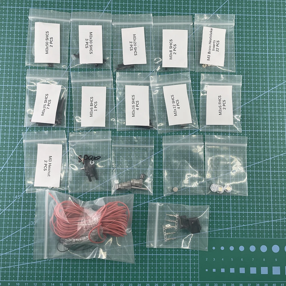 V2.4 New StealthBurner extruder screw fastener NeoPixel RGBW Mini Button PCB Cables kit for voron 2.4 Trident 3D printer