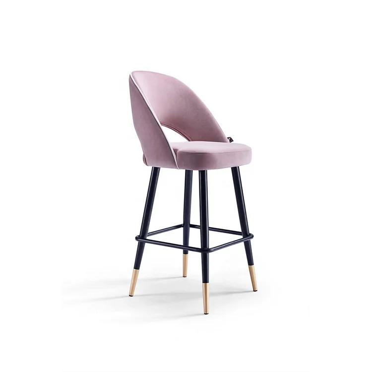 

Discount modern designer design bar furniture metal black leg bar chair