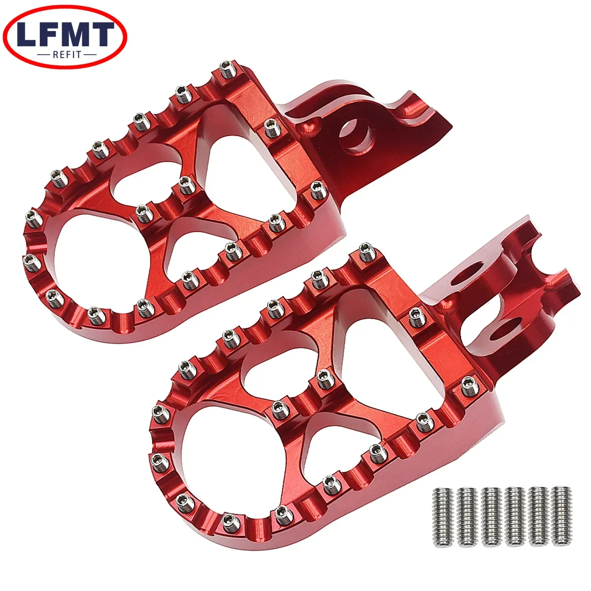 CNC Foot Pegs Rests Pedals for HONDA 450R 450X 250RX 450RX 250F 450L CR CRF 125R 150R 250R 250X MX Dirt Bike Motorcycle