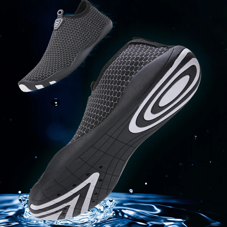 Anti Slip Water Walking Sports Shoes for Men and Women, Quick Dry, , Monochromatic Swim Shoes, Summer