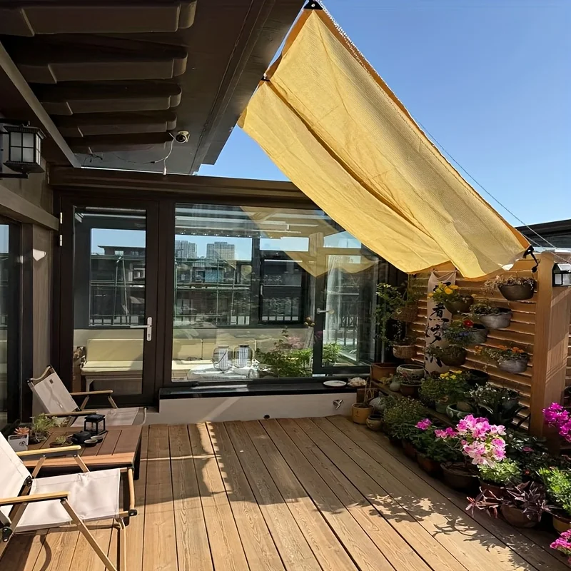 2X3M/3X4M Outdoor Sunshade Net, Encrypted and Thickened Sunshade Net, Swimming Pool Garden Balcony Sunshade Cloth