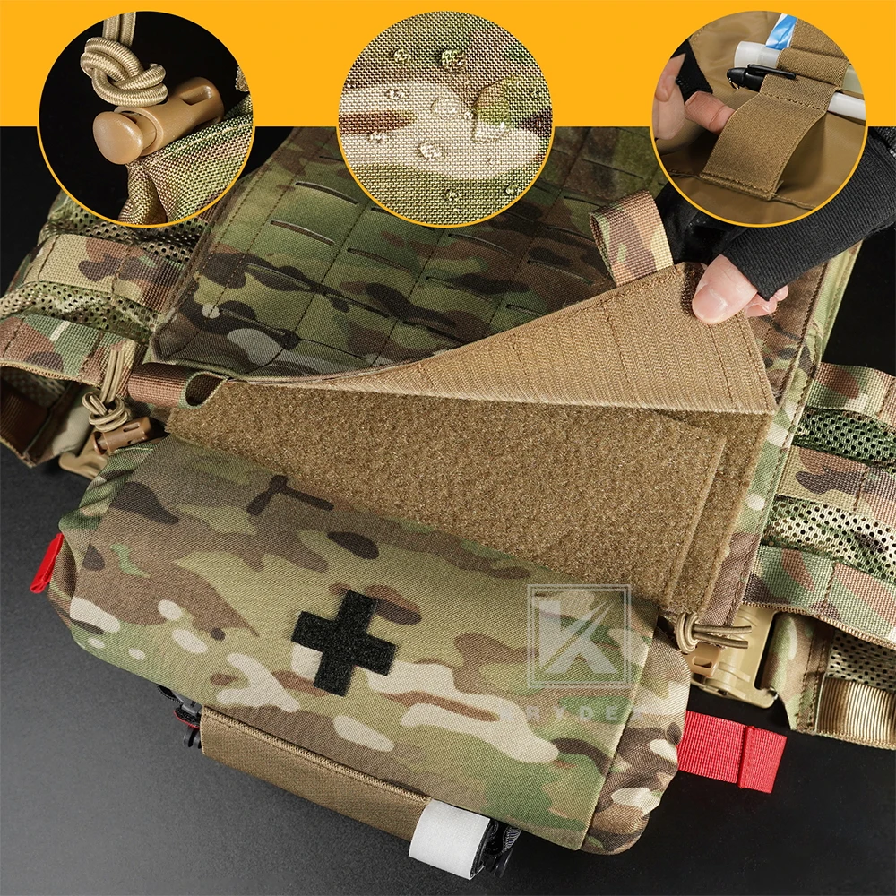 Pochette Médicale Tactique PEW Thorax - Style HSP - Fixation MOLLE - Neuve