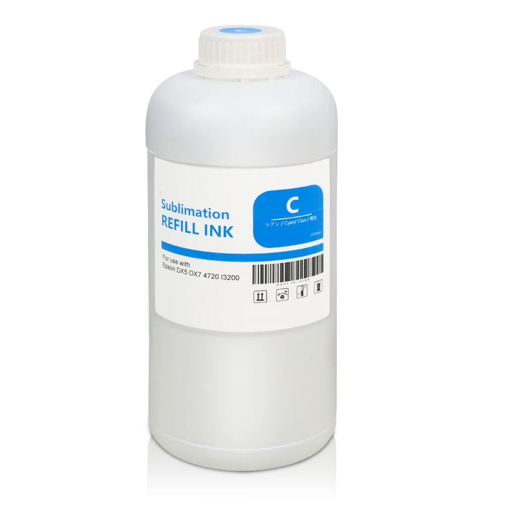 Winnerjet 1000ml Sublimation ink High concentration ink for Epson DX5 DX7 I3200 4720 5113 Printer