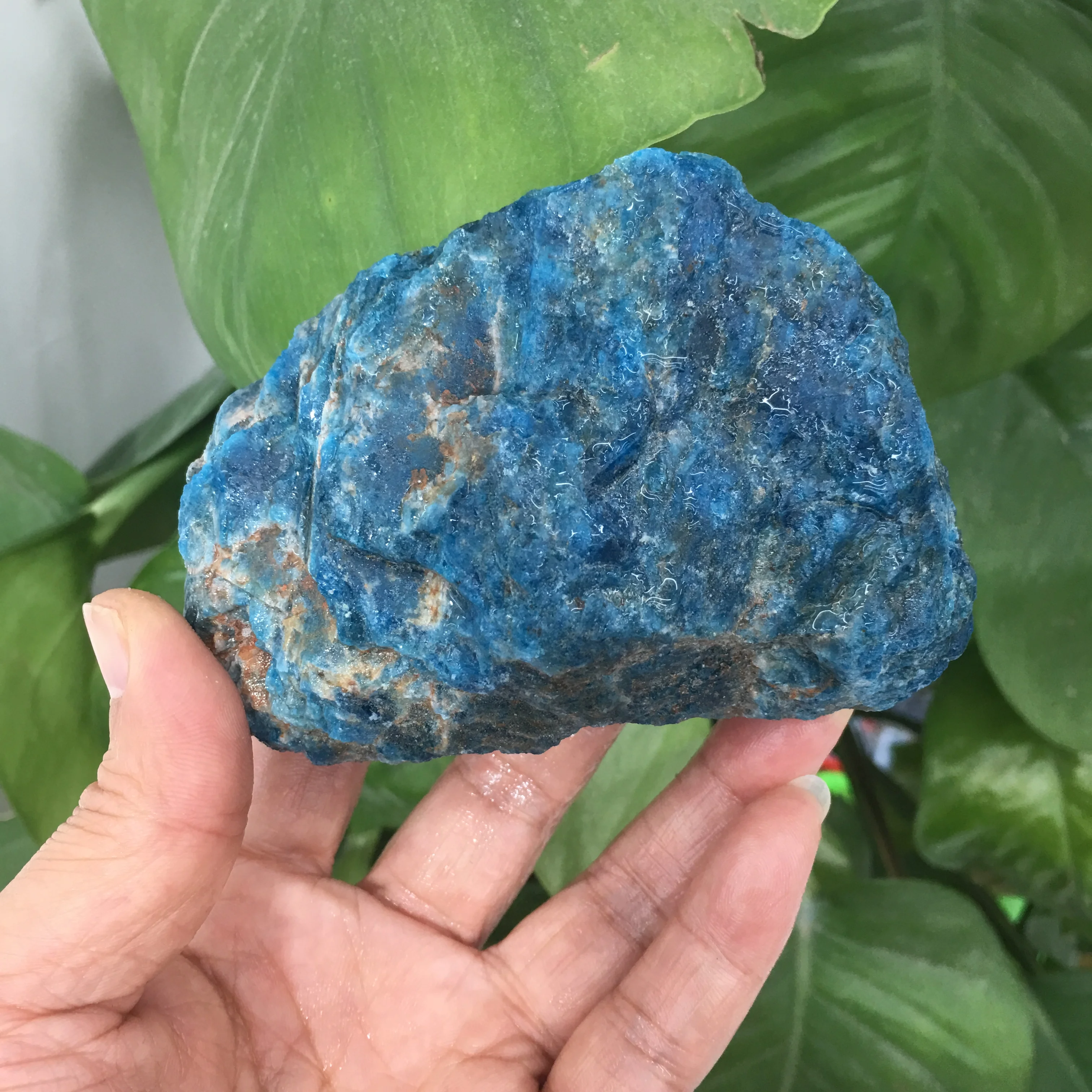 

Натуральный Голубой Апатит, кристалл Кварцевой Руды, минеральное украшение для дома, восстанавливающий камень, энергия, необработанный камень, образец, драгоценное украшение