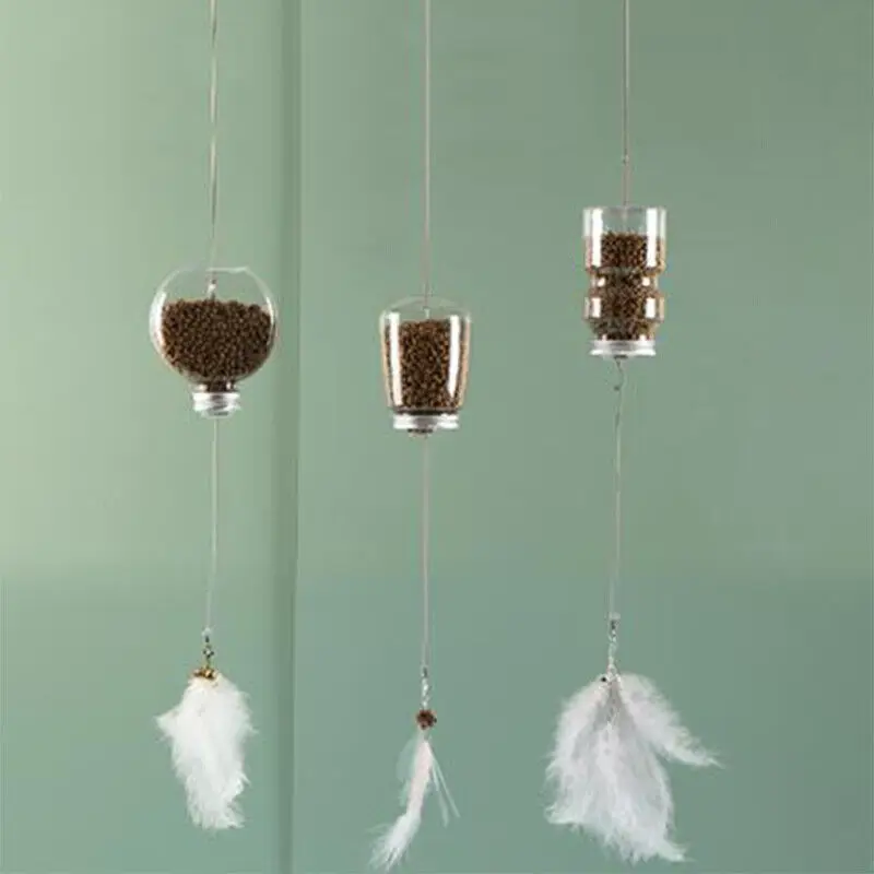 Simulation Cat Toy Cat Stick Plush Door Hanging Interactive Cat Hanging Toy Interactive Kitten Pet Food Bottle Cat Supplies New