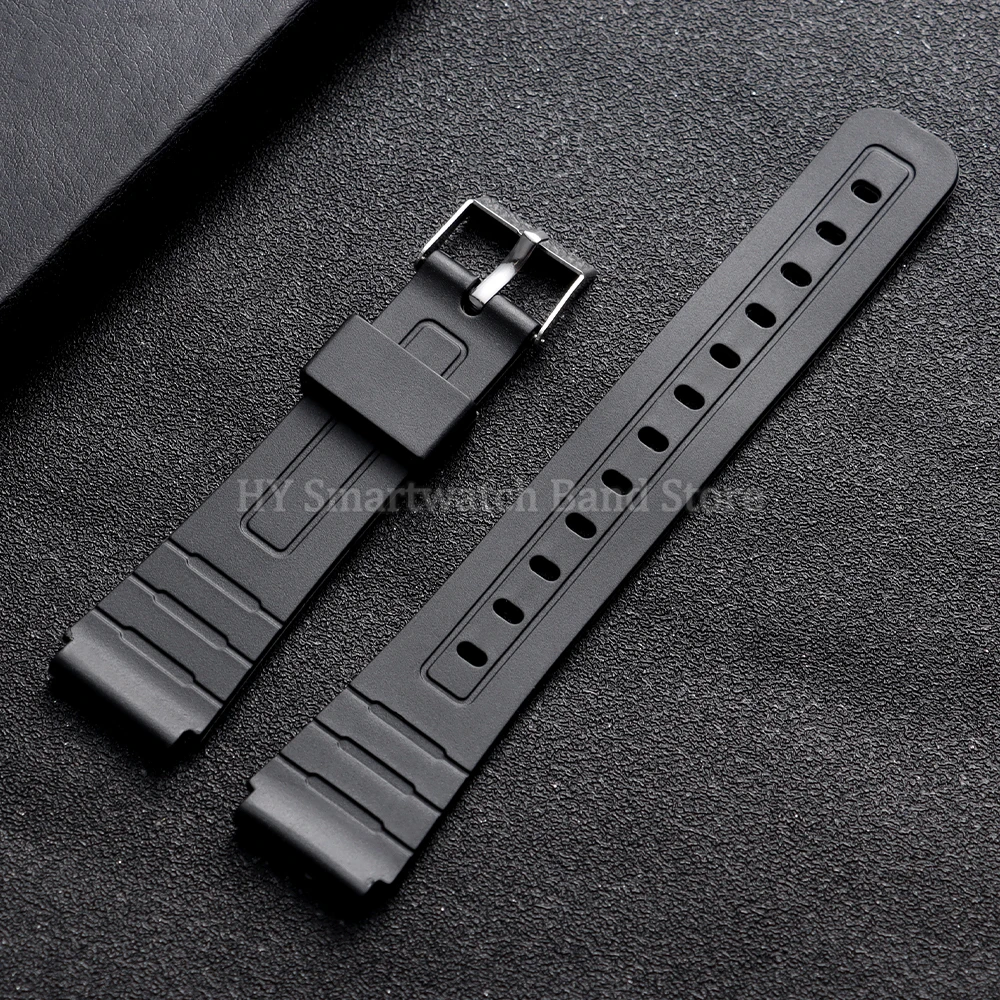Versatile PU Rubber Watch Strap - Available in Multiple Sizes