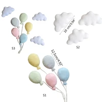 Baby Photography Props Felt Cloud/Balloon Photo Background Props Newborn Photostudio Backdrop Posing Props Accessories 6
