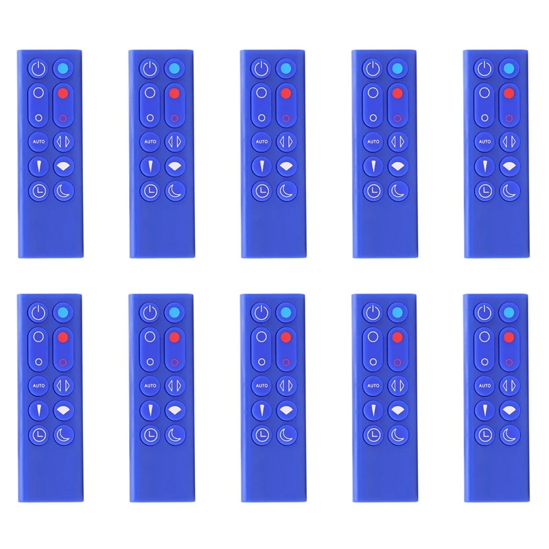 

10X сменный пульт дистанционного управления HP02 HP03 для Dyson Pure Hot + Cool Link HP02 HP03 воздухоочиститель нагреватель и вентилятор (синий)