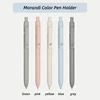 5pcs High-quality Retractable Gel Pen 0.5mm Quick Dry Black Ink Pen Fine Tip Smooth Writing Cutes Pen School Office Supplies 5