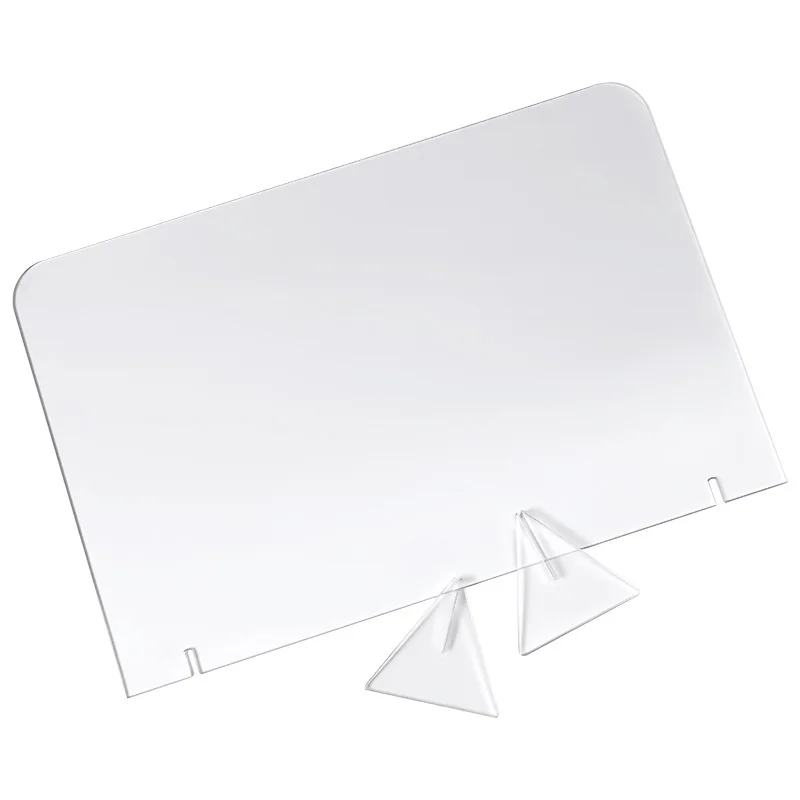 Transparent Acrylic Writing Board Base Desk Pad Drawing Clipboard Handwritten Memo Erasable Note Board with Whiteboard Marker