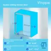 K01 - Shower Door 56-60 in. x 76 in. Double Sliding Shower Door, 5/16" (8mm) Clear Tempered Glass - Chrome 3