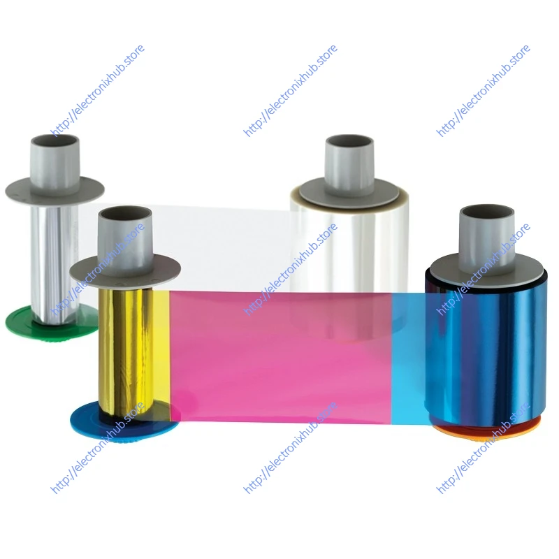 New 084051 YMCK Full Color Ribbon with Resin for Fargo HDP5000 card printer