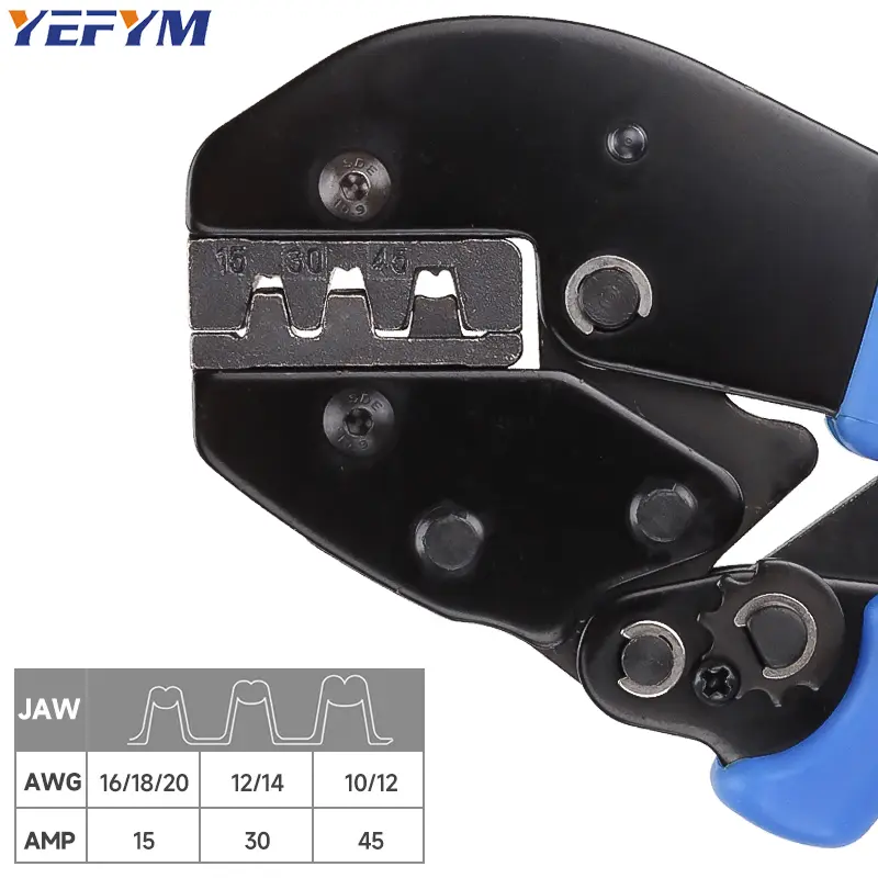 Powerpole Terminals Crimper Wire Crimper and Powerpole YFL-1545 Crimping Tools for Anderson AMP 15 30 45 Connectors image 3