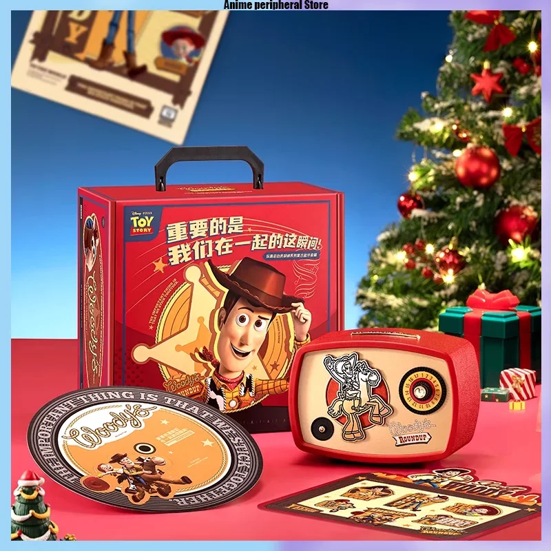 Genuine Disney Toy Story Woody Retro Bluetooth Speaker Cartoon Girl Wireless Portable Cute Speaker Toys Regalo Di Compleanno Di Natale