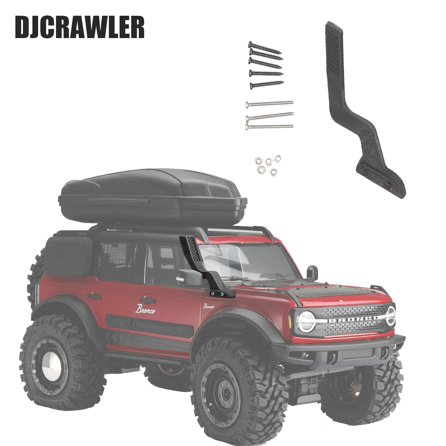 

DJC 1/18 Wading Hose High Air Intake High Strength Nylon for TRX-4M New Bronco 2021 TRX4M RC Crawler Upgrade Accessories