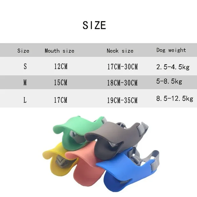 Dog Muzzle Silicone Duck Muzzle Mask for Pet Dogs Anti Bite Stop Barking Small Large Dog Mouth Muzzles Pet Dog Accessories 6