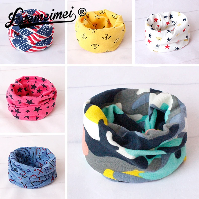 Leemeimei Baby Cotton Neck Scarf Children Warm Scarf Kids Collars Autumn Winter Boys Girls Ring Baby Cloth Accessories