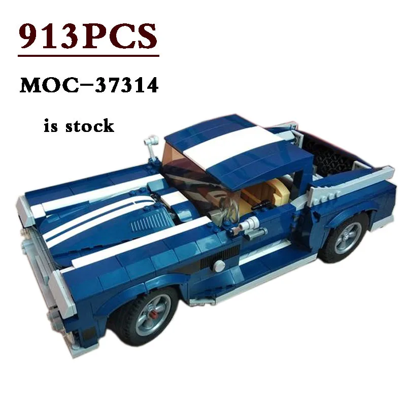 クラシックレースmoc-37314ビースト913個スポーツモデル-10265代替デザインdiyモデルビルディングブロックおもちゃ誕生日プレゼント