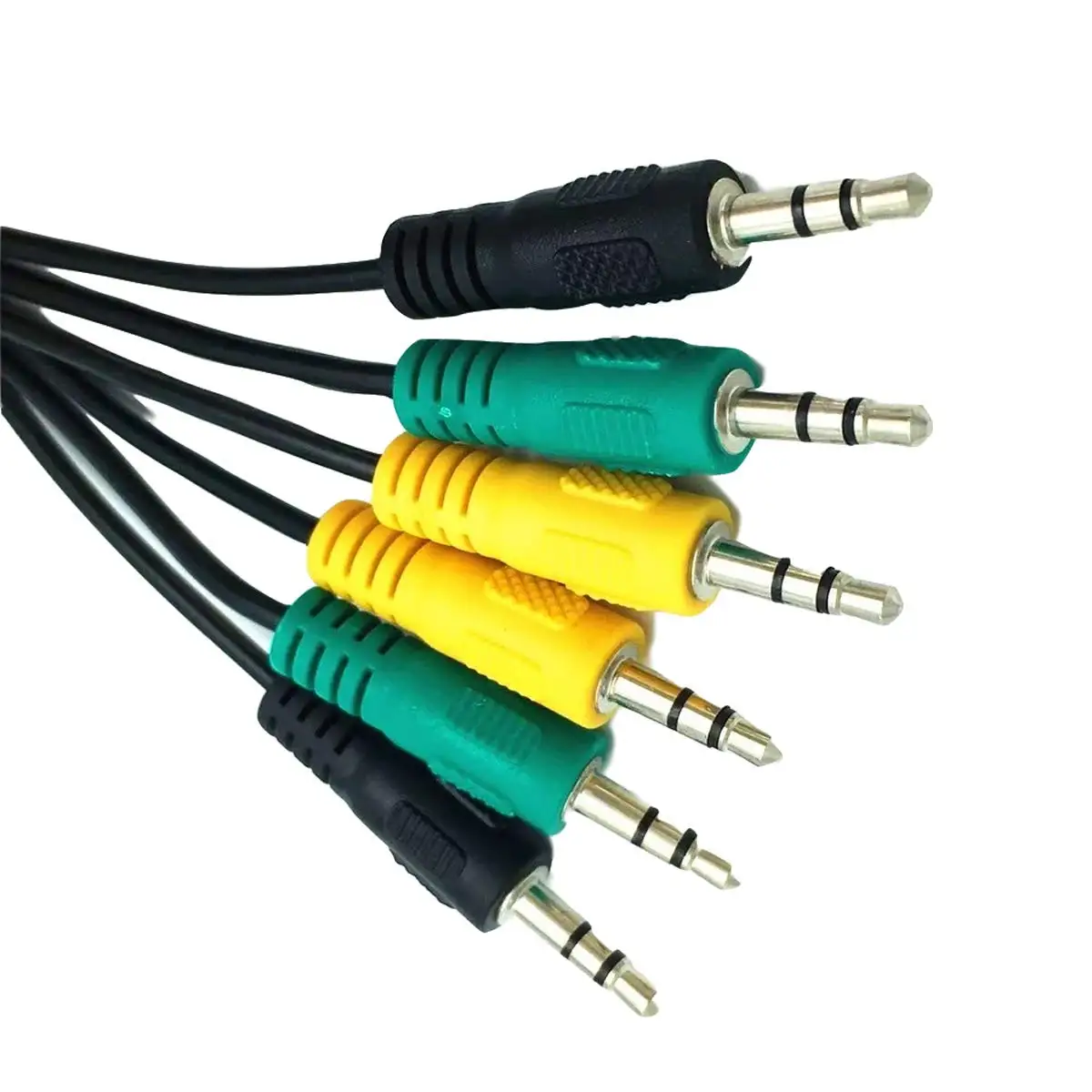 Insten 3.5mm Audio Cable, Male To Male, Trrs Stereo With Microphone Nylon Braided Jacket 3 Feet Black