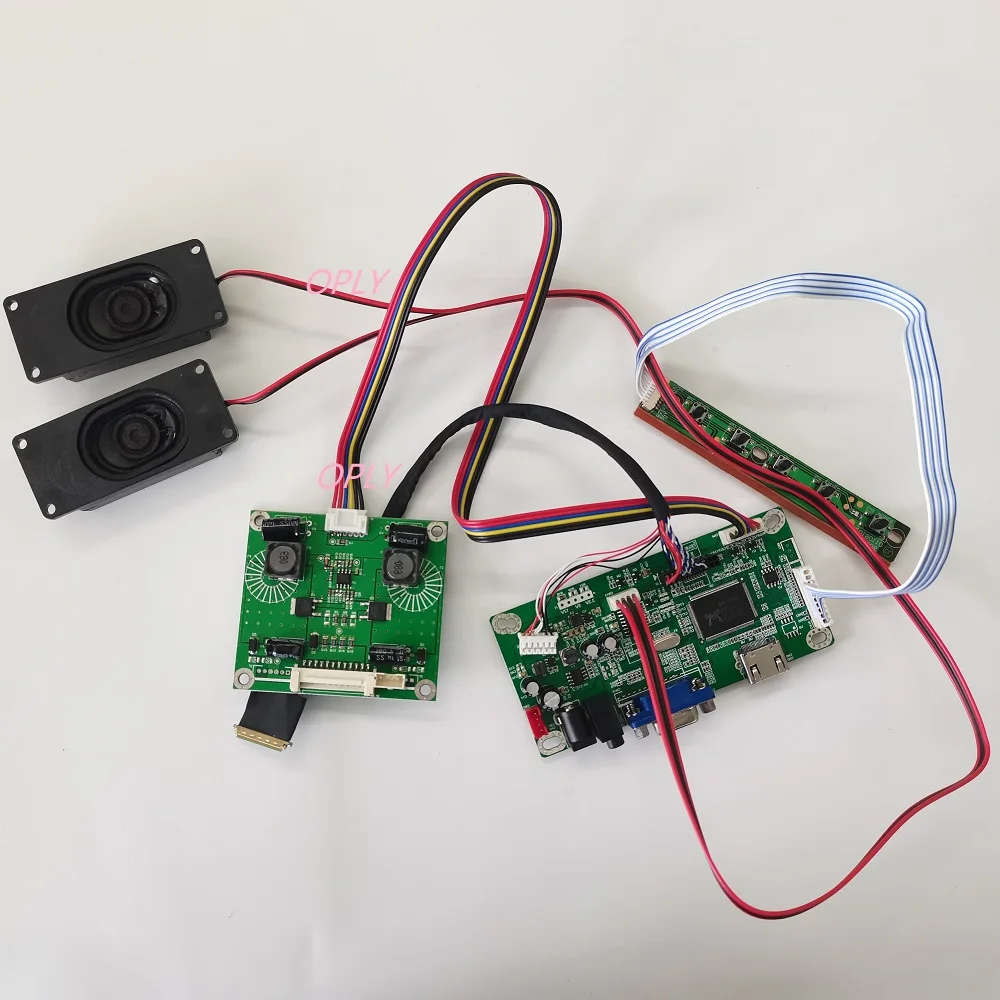 Kit de Placa Controladora Edp com Alto-falante para Imac 21.5 Lm215wf3 sd c2 Lm215wf3-sdc2 1920×1080 Led Hdmi-painel Vga Compatível