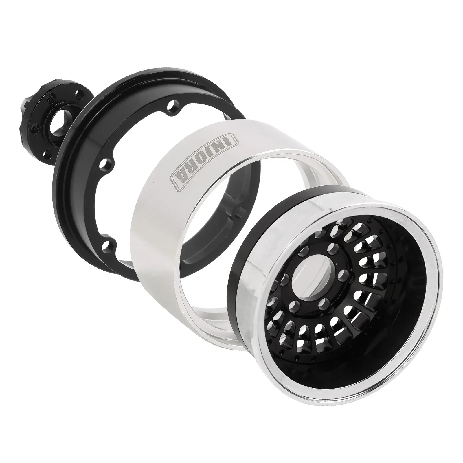 TRZX 金属 1.9 インチのビードロックの車輪 RC ホイール リム