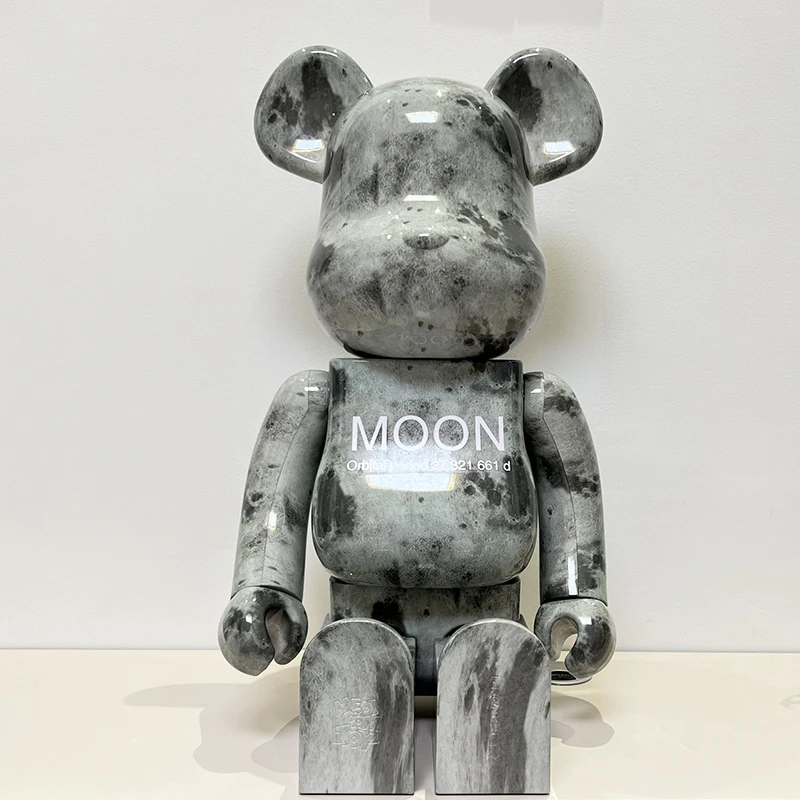 Mxbearbrick 1000% 거실 장식 낙서 팝 아트 사무실 데스크탑 조각 또는 발렌타인 데이 선물